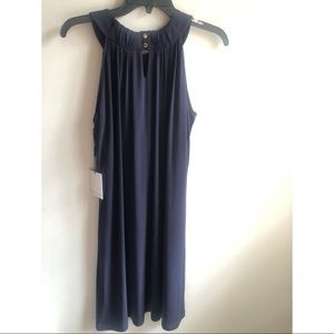 Calvin Klein Midnight Blue Sleeveless Soft Dress